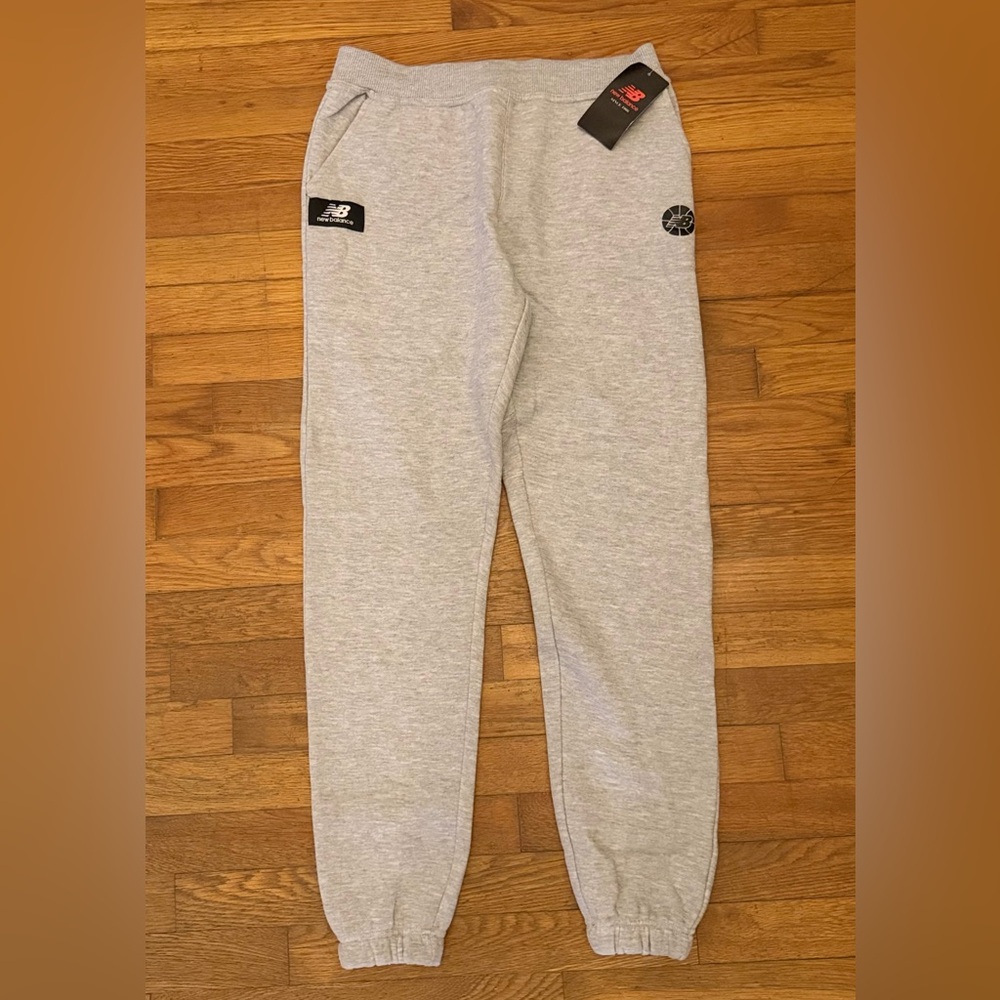 New Balance Hoops Essentials Fundamental Pant Grey‎ Sweatpants Kids XL